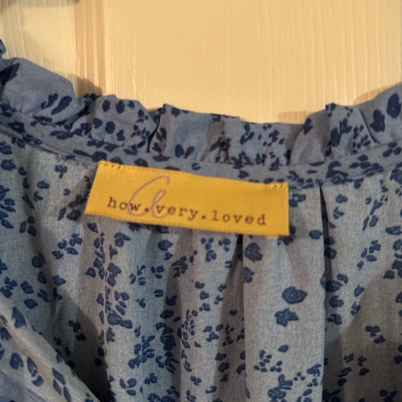 Blue Patterned Dress - Picture 2 of 3